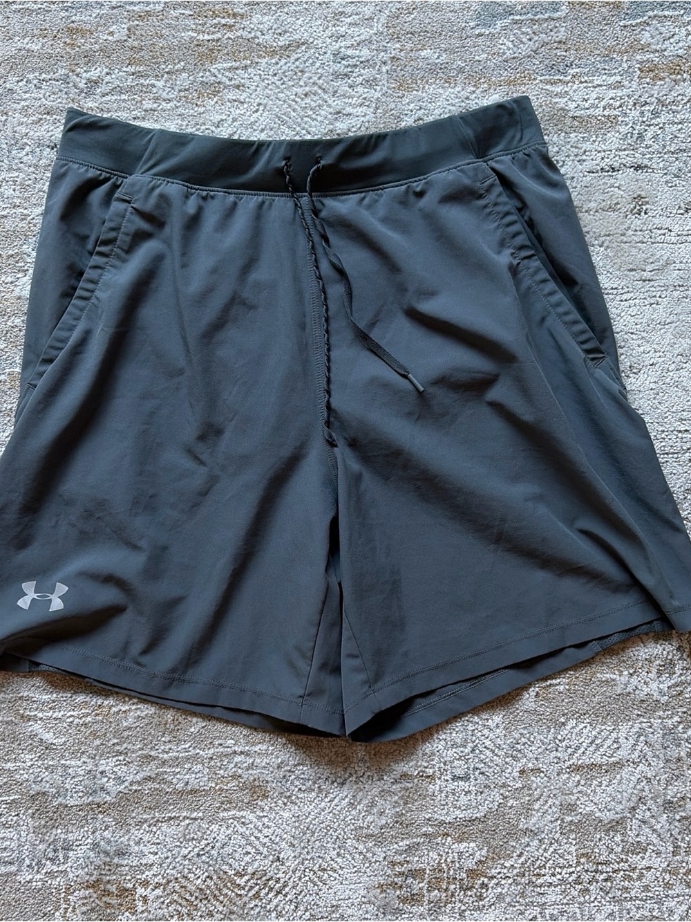 LG Black Athletic Shorts with Drawstring